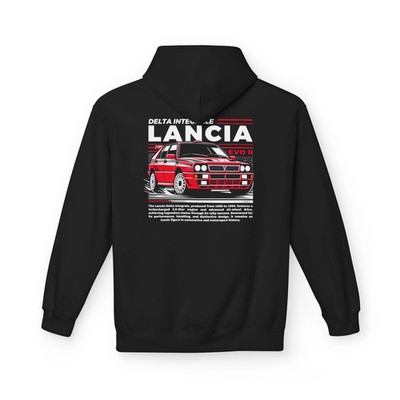 1988 1994 Lancia Delta Integrale Hoodie - Motorsport Hooded Sweater Gift