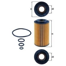 &Ouml;lfilter f&uuml;r Mercedes G-Klasse W461 W463 M-Klasse W163 R-Klasse W251 | 650670