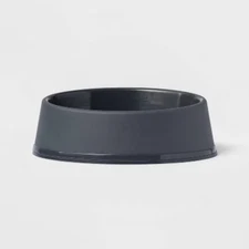 Standard Dog and Cat Bowl 3/4 Cup - Gray 