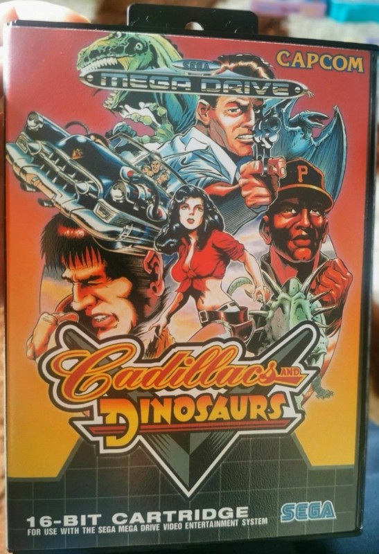 Cadillacs and Dinosaurs, Complete in Box With Manual, Sega Megadrive