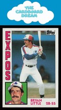 Bryan Little 1984 Topps #188 RC Rookie Montreal Expos Baseball Card