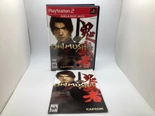 OniMusha Warlords for Sony PS2- Complete- Clean Tested and Working