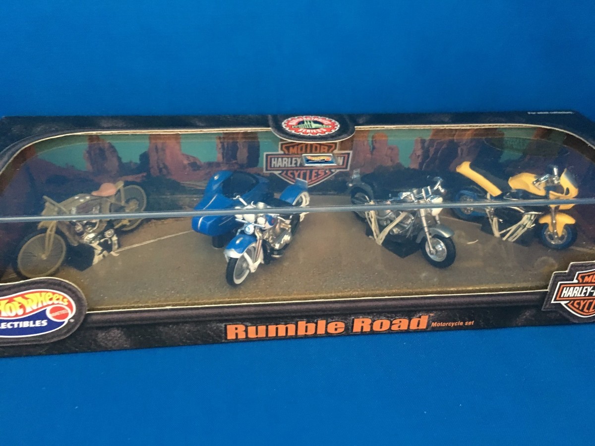 VINTAGE RUMBLE ROAD MOTORCYCLES 100% HOT WHEELS HOT AND