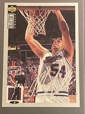 1994-95 Collector’s Choice Silver Signature #117 Mike Peplowski Sacramento Kings