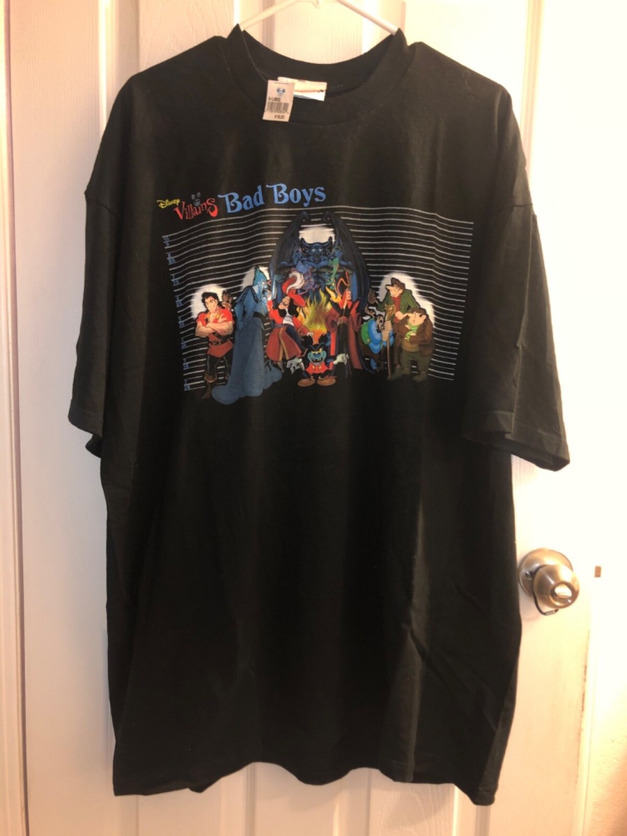DS Vintage 90's Disney Villains Bad Boys Shirt Mickey Disney DS Vintage 90's Disney Villains Bad Boys Shirt Mickey Disney