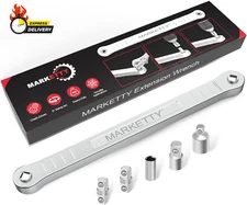 15.35-Inch Offset Extension Wrench Set, 3/8-Inch Square Drive, Ratchet Extension