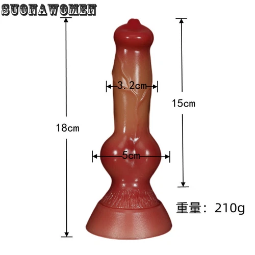 Huge Dildo Anal Plug Realistic Dildo with Suction Cup Penis Butt Plug Sex Toy - Picture 10 of 24