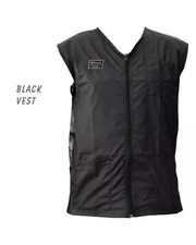 Men Vest Black barber Jacket Styling Cape barber jeans apron Barber Vest black