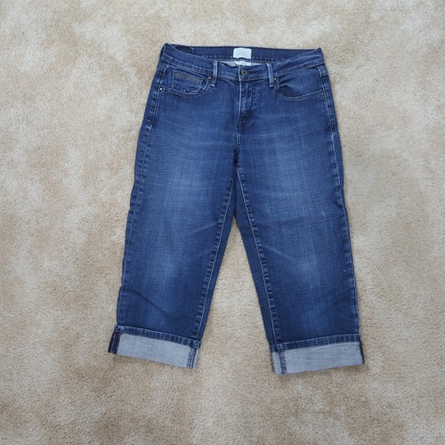 Levi's Capri Jeans Women's 4 Blue Denim Stretch Mid rise