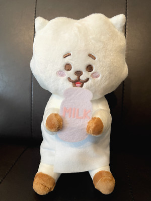  BTS BT21 Happy Bath Time RJ Milch Plüsch Puppe 21 cm Banpresto Ichiban Kuji...