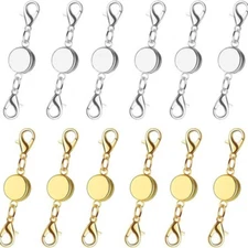 Strong Magnetic Lobster Clasp Jewelry Necklace Converter Extender Hook-Closure