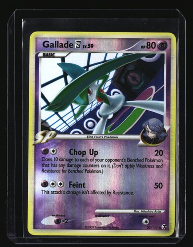 Pokemon GALLADE E4 20/111 Reverse Holo (2009 Rising Rivals) LP/Light ...