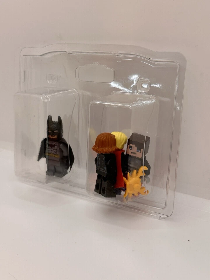 Vitrina de plástico con cubierta de ampolla de 100 piezas con orificios colgantes - 2,5x1,25x1 Foto 2 de 4