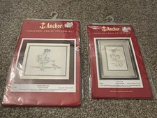 New Anchor Counted Cross Stitch 2 Ballerina Ballet Kits Sets