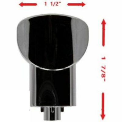 Microwave Door Handle Replacement For GE JVM3160RF3SS JVM3160RF4SS JVM3160RF5SS Models (Color: Brownish Silver)