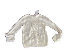 h m girls sweater sz 6-8 nwt