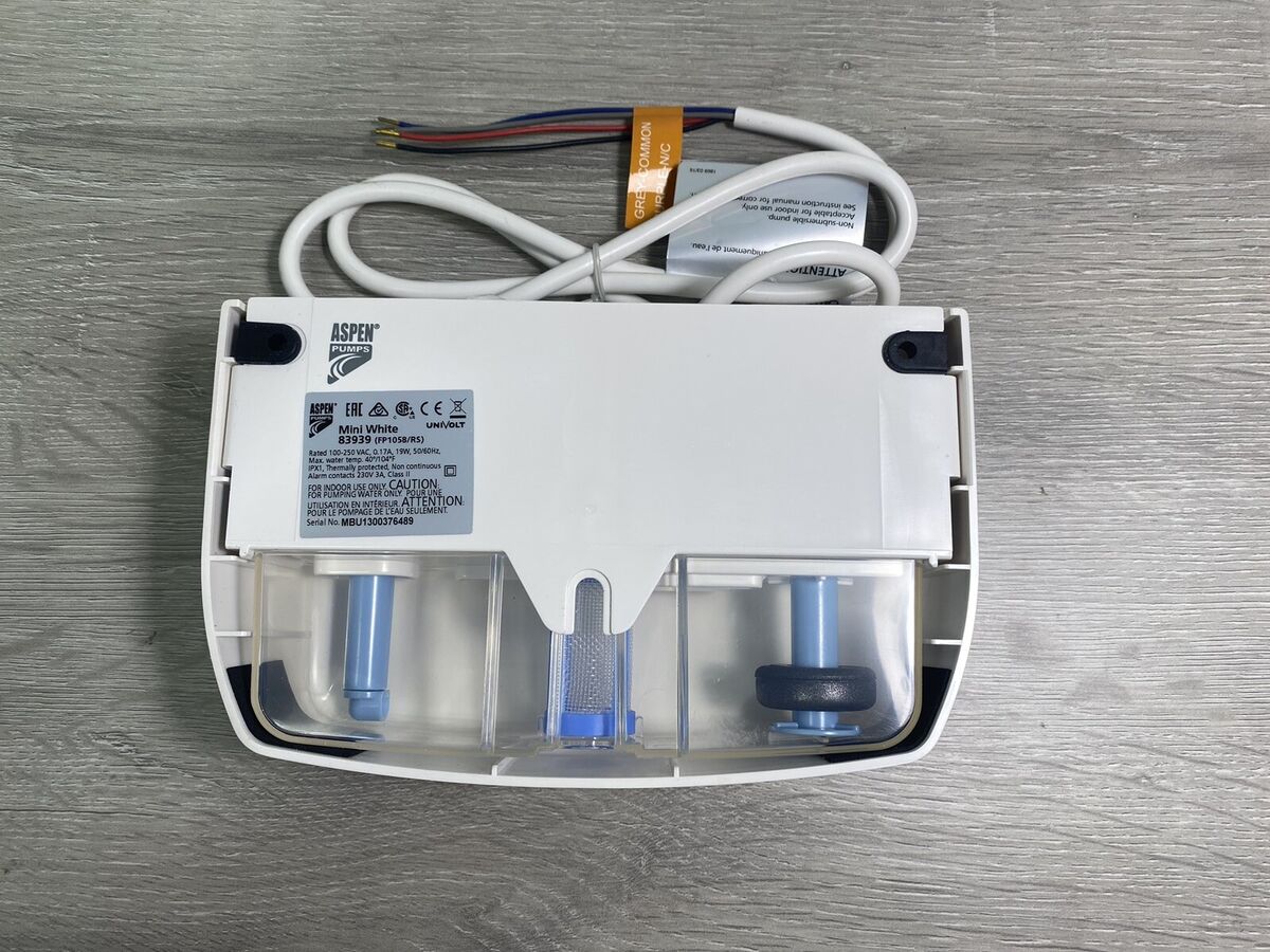 NEW* ASPEN PUMPS MINI WHITE CONDENSATE PUMP 83939 | eBay NEW* ASPEN PUMPS MINI WHITE CONDENSATE PUMP 83939 | eBay