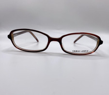 Giorgio Armani GA 158 H02 Brown Plastic Optical Eyeglasses Frame 48-15-135 Italy