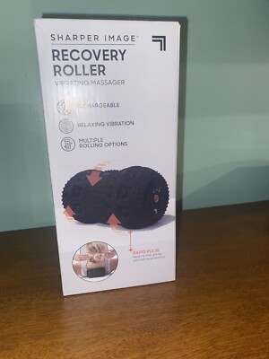 Sharper Image 1012717 Recovery Roller Rechargeable Vibrating Massager. R449  843479127560| eBay