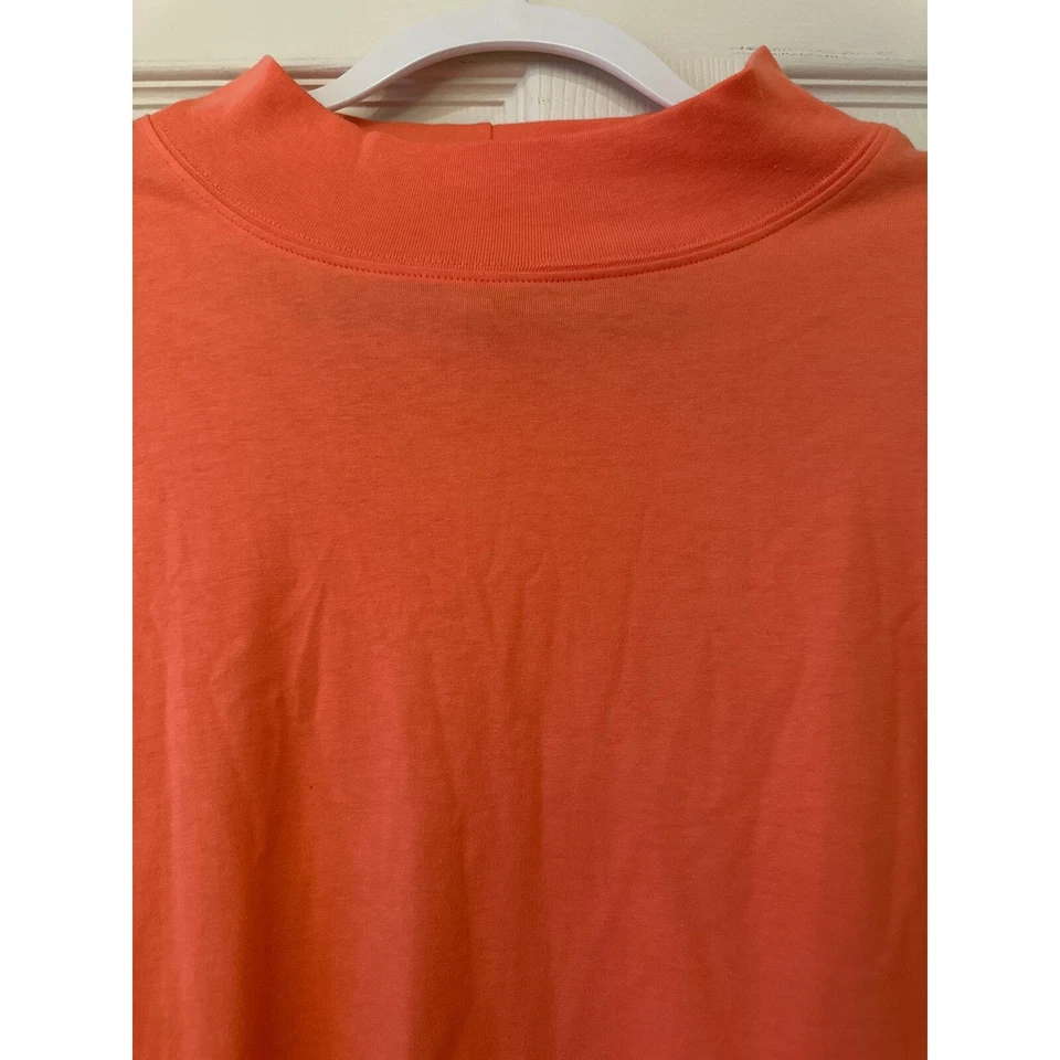 Венеция женщина персиковый/розовый длинным рукавом Топ Sz 2 X - Изображение 2 из 2