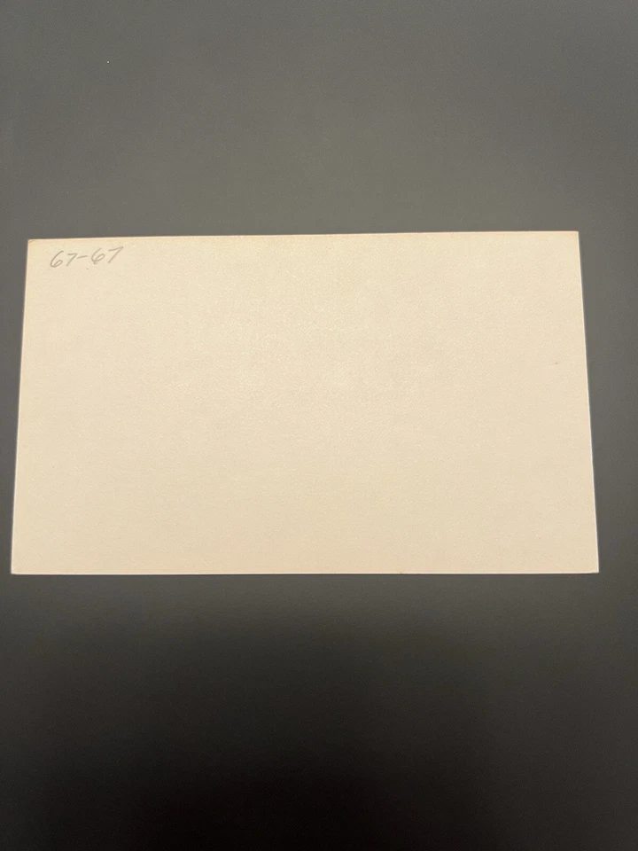 Gordon Lund Signed Index Card 3x5 Seattle Pilots  - Image 2 of 2