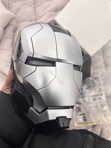 AUTOKING Iron Man MK5 Helmet 1:1 Voice-controlled Wearable Cosplay Mask Black - Bild 3 von 10