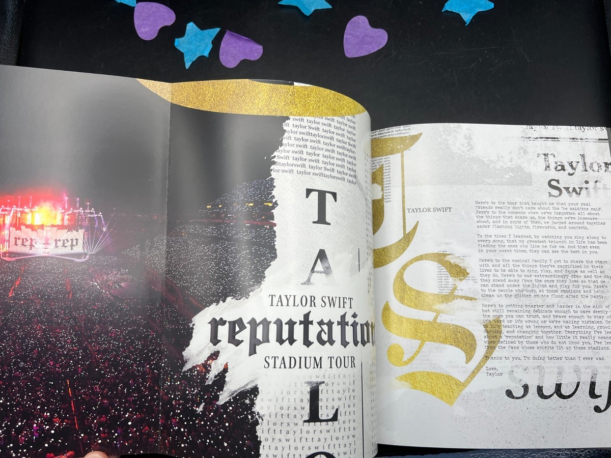 Official Taylor Swift Reputation Concert Stadium Tour Program Book