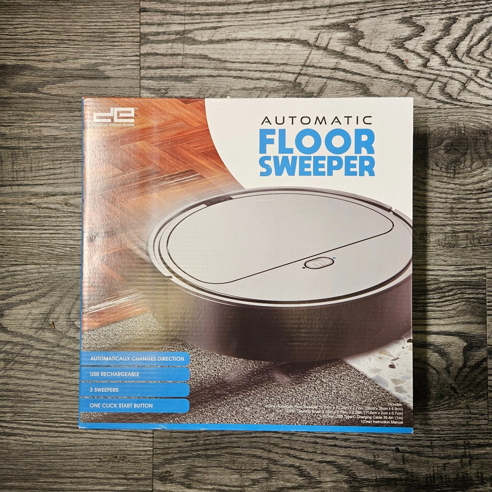 Digital Essentials Robotic Vacuum Cleaner for Multi Surfaces - NEW