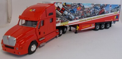 ELIGOR - KENWORTH T2000 + remorque caisse rigide transport KIMMEL - 1/43 - EL...