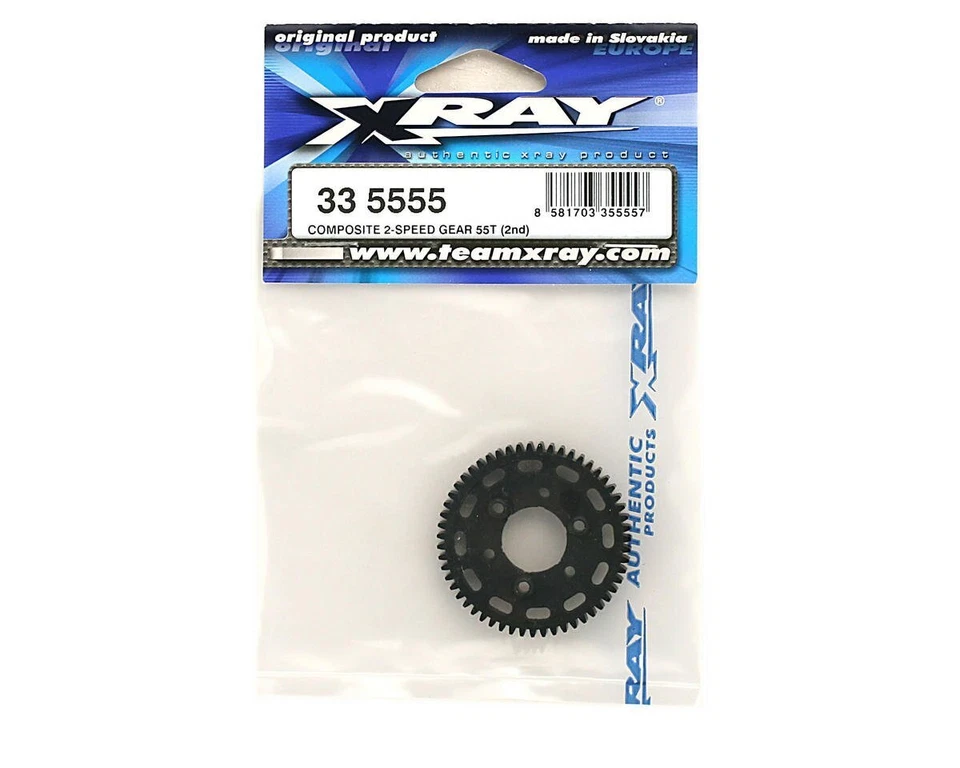 XRAY 2 Gang Zahnrad 55 Zähne 2. Gang V2 Option XRA335555 NT1 2023, RX8 2023, RX8 - Bild 2 von 2