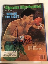GERRY COONEY SIGNED AUTOGRAPH SPORTS ILLUSTRATED MAGAZINE BOXING COA