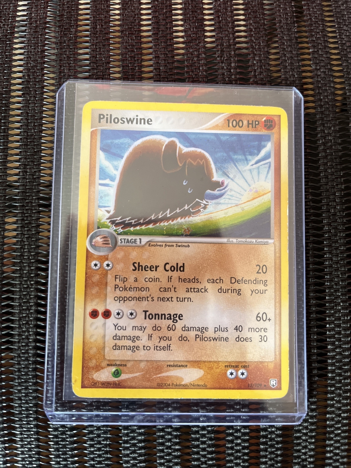 Piloswine 13/109 Holo Rare Pokemon Card EX Team Rocket Returns NM