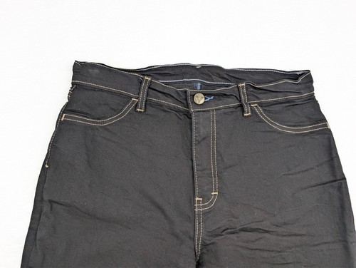 Blue Delta Custom Skinny Jeans Pants Womens 30/30.5 Black Denim - Picture 3 of 9