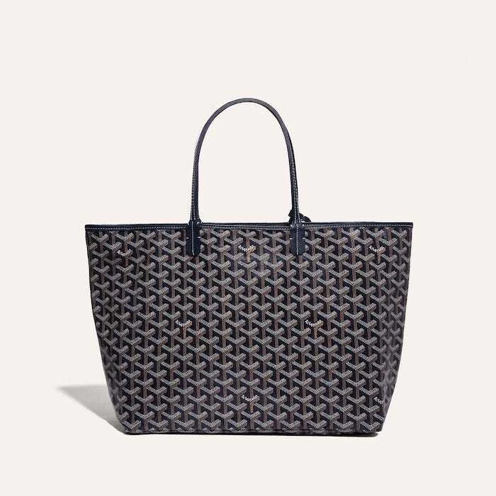 Goyard Saint Louis PM Tote Bag Pouch Black Shopping Purse Woman Auth New  Unused