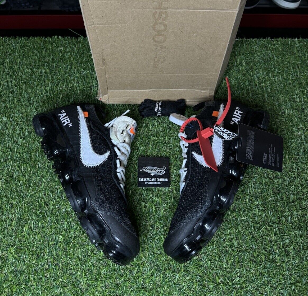 Size 7.5 - Nike Mens Air Vapormax The 10 Virgil Off White Size 7.5 - Nike Mens Air Vapormax The 10 Virgil Off White