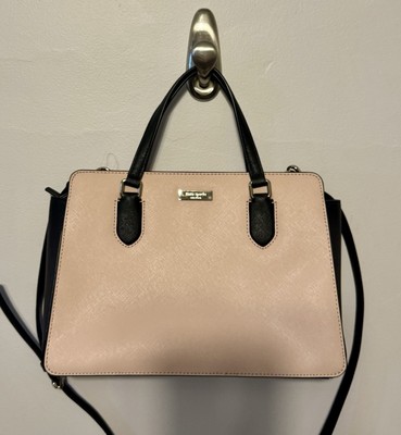 NWOT Kate Spade NY LAUREL WAY REESE SATCHEL ~ Pink & Black ~ Retail $349