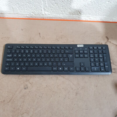 ASDA Tech ATA22HO024A Schwarz Kabellos USB Ziffernblock QWERTZ Silent Tastatur