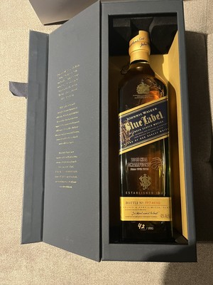 Johnnie Walker Blue Label Whisky Toronto Raptors 2019 NBA Champion Limited 42/80