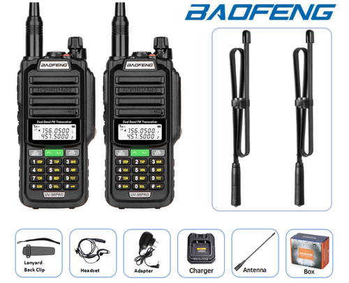 1/2x Baofeng UV98 Pro VHF/UHF Walkie Talkie Dual-Band Ham Handheld Two-way Radio - Zdjęcie 36 z 61