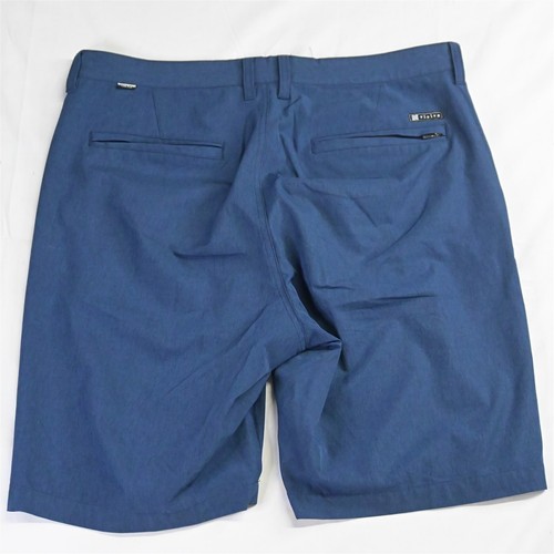 Da Hui 40 x 11" Black Gray Stripe Hybrid Flex Surf Athleisure Casual Shorts - Picture 5 of 5