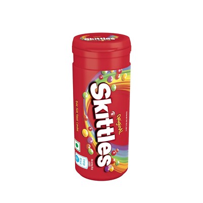Skittles Original Fruit Flavoured Candies, Mixedfruit, 30 Grams pack of 4 box