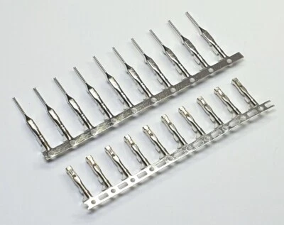 Dupont Pins - 50 Pack - 2.54mm Pitch - Male Or Female Strip Mount - UK Free P&P
