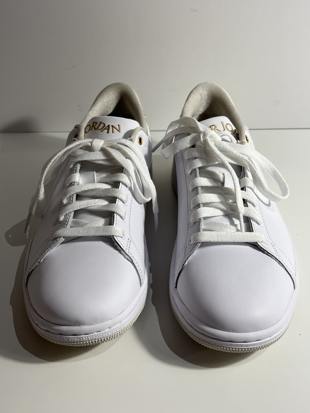 NIKE AIR JORDAN 1 LOW CENTRE COURT WHITE GOLD CASUAL Gem NIKE AIR JORDAN 1 LOW CENTRE COURT WHITE GOLD CASUAL Gem