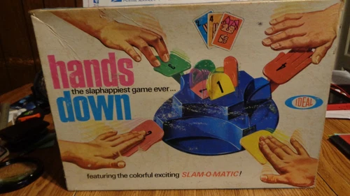 "Hands Down" game vintage Ideal 1964 COMPLETE