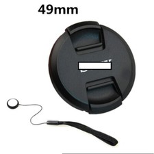 3PCS For Sony FE 55mm F1.8 Lens Cap FE 55 1.8 Micro Single Camera 49mm Lens Cove