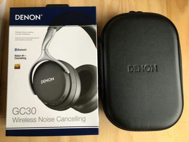 DENON Wireless Noise Canceling Headphone AH-GC30 BKEM Black Free