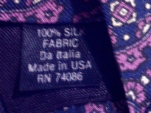 PAISLEY Pattern 100% Silk Tie Black Purple 56" x 4" By Black Smith - Picture 3 of 4