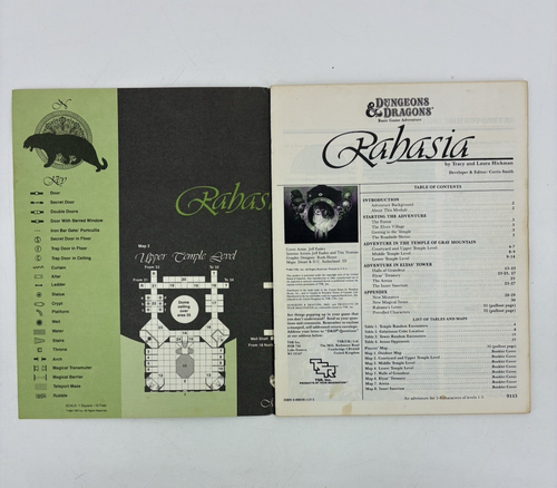 Rahasia - Dungeons & Dragons Basic Game Module B7 - TSR #9115 - 1984 VTG - Picture 12 of 12