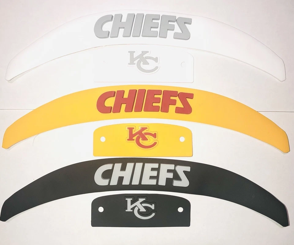 Para-choques 3D capacete de velocidade tamanho completo Chiefs - Imagem 3 de 3