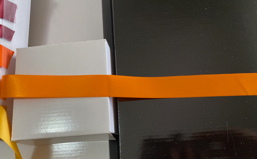 Double Face Satin Ribbon & Organza Satin Edged - Blue Red Orange+ 38mm 25mm 16mm - Picture 25 of 28